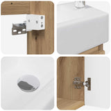 Bathroom Vanity Unit with Tap Artisan Oak 45.5 x 22.5 x 84 cm 889460
