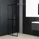 Walk-in Shower Screen Clear Tempered Glass 118x190 cm 145682
