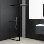 Walk-in Shower Screen Clear Tempered Glass 80x195 cm 145679