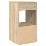 ZNTS Bedside Cabinets with Drawer 2 pcs Sonoma Oak 35x34x66.5 cm 858718