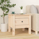 ZNTS Side Tables 2 pcs 40x40x39 cm Solid Wood Pine 813785