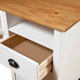 Desk Hill with 3 Drawers 120x50x74 cm Solid Pine Wood 288998