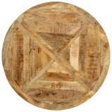 Dining Table 110x75 cm Solid Wood Rough Mango 358882
