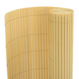 Double-Sided Garden Fence 110x400 cm Yellow 317158