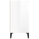 Sideboard High Gloss White 60x35x70 cm Engineered Wood 821150