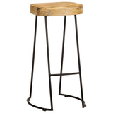 Bar Stools 2 pcs Solid Mango Wood 244010