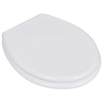 Toilet Seats with Lids 2 pcs MDF White 275907