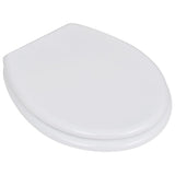 Toilet Seats with Lids 2 pcs MDF White 275907