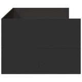 Daybed with Drawers without Mattress Black 90x190 cm Single 3280826