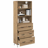 Highboard 2 pcs Artisan Oak 69.5 x 34 x 180 cm Engineered Wood 3415929