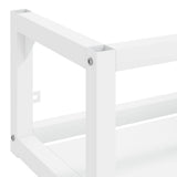 Wall-mounted Bathroom Washbasin Frame White 40x38x31 cm Iron 338490