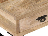Coffee Table Natural Wood Solid Mango Wood Medium Coffee Table 244942