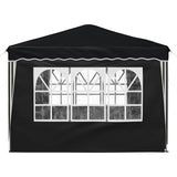 Pop-up Party Tent 288 x 288 x 245 cm Anthracite Oxford Fabric 42019770