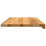 Window Sills 2 pcs Light Brown 70x40x2 cm Solid Wood Oak 4009157