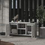 TV Cabinet Concrete Grey 102x37.5x52.5 cm Engineered Wood 809795