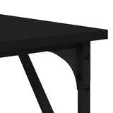 Desk Black 149x149x75 cm Engineered Wood 837582