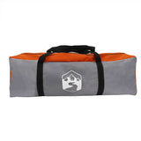 Family Tent Tipi 8-Person Grey and Orange Waterproof 4009447