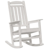 Garden Rocking Chair White 92 x 70 x 108cm HDPE 42006613