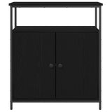 Sideboard Black Oak 70 x 30 x 80 cm Engineered Wood 862972