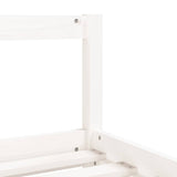 Kids Bed Frame White 80x160 cm Solid Wood Pine 834430