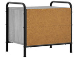 Bedside Cabinet Grey Sonoma 40 x 30 x 50 cm Engineered Wood 8013488