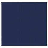 Weighted Blanket Blue 220x230 cm King 15 kg Fabric 3154809