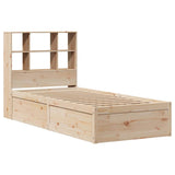 Bed Frame without Mattress 90x190 cm Single Solid Wood Pine 3323476