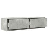 TV Cabinet Concrete grey 100 x 31 x 25.5 cm Engineered wood 861529