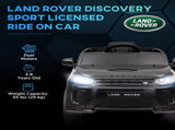 Licensed Land Rover Discovery Sport, 12V Kids Ride on Car w/ Remote Control, Lights, Music, Horn, T3398P348429