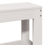 Bed Frame without Mattress White 140x190 cm Solid Wood Pine 3306277