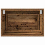 Bathroom Furniture Set 2 pcs Old Wood Engineered Wood and Metal 875432