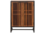 Highboard 53 x 30 x 95 cm Solid Mango Wood and Engineered Wood 42020092