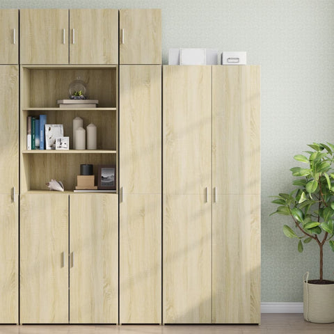 Slim Storage Cabinet Sonoma Oak 30x42.5x225 cm Engineered Wood 3281261