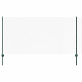 Welded Wire Fence 25 x 1.2 m PVC-Coated Steel Green 3336720