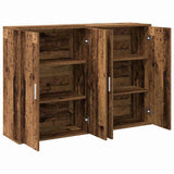 Sideboard 2 pcs Old Wood 60 x 31 x 84 cm Engineered Wood 3334302