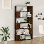 Book Cabinet/Room Divider Smoked Oak 100x24x188 cm 3187603