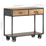 Console Table 90x35x74 cm Solid Reclaimed Wood 323516