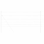 Field Fence Silver 50 x 0.8 m Galvanised steel 42005829