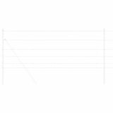 Field Fence Silver 100 x 0.8 m Galvanised steel 42005857