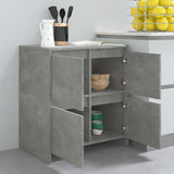 Sideboard Concrete Grey 70x41x75 cm Engineered Wood 809768