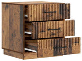Bedside Cabinet Old Wood 43 x 41 x 63.5 cm Engineered Wood 895253