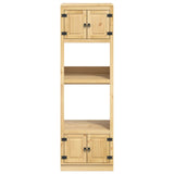 Cabinet SKI Honey Brown 66 x 58 x 207 cm Solid Pine Wood 42007567