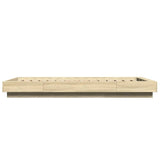 Bed Frame with LED Lights without Mattress Sonoma Oak 100x200cm 3281114