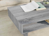 Coffee Table Grey Sonoma 80 x 46 x 35 cm Engineered Wood 8000225