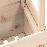 Garden Table 100x50x75 cm Solid Wood Pine 844908