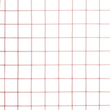 Chicken Wire Fence Steel with PVC Coating 25x1 m Red 143663