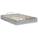 Ottoman Bed Frame Grey Sonoma 193 x 140 x 25 cm Engineered Wood 3409274