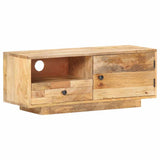 TV Cabinet 90x30x35 cm Solid Mango Wood 320466