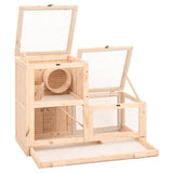 Hamster Cage 81x40x60 cm Solid Wood Fir 172384