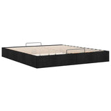 Ottoman Bed Frame without Mattress Black Super King Fabric 3310924